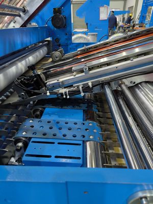高速シートからシートラミネート機 波紋紙のための自動訂正とセルボ制御 160m/min