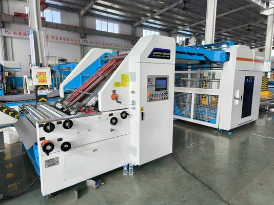 ZGFM 精密 波紋型 自動 フルート ラミネーター 機 高速 180m/Min