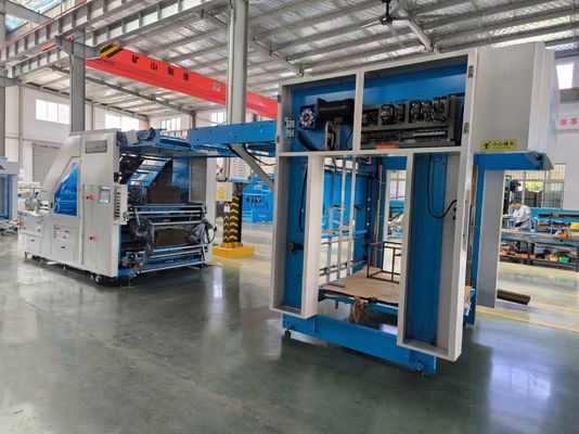 紙から紙まで5層のフルートラミネート機 サーボ制御付き 波紋紙のラミネートと多層ラミネート製品の生産