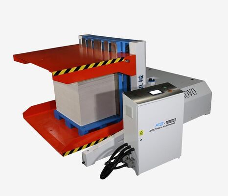 最小シートサイズ 400X380mm オートフルート紙ラミネーター 最大紙サイズ 1500X1500mm または 1700X1700mm とラミネートマシンをサポート
