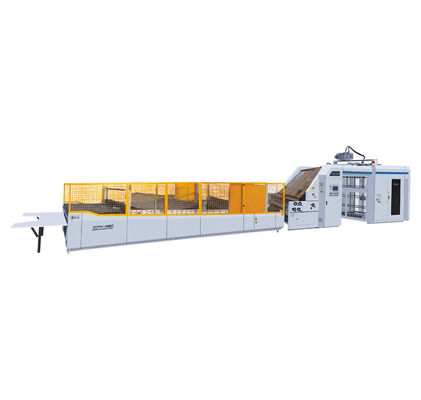 1500x1500mmのセリウムの盾が付いている波形のボール紙のための高速フルートのラミネータ機械160m/Min 20kw