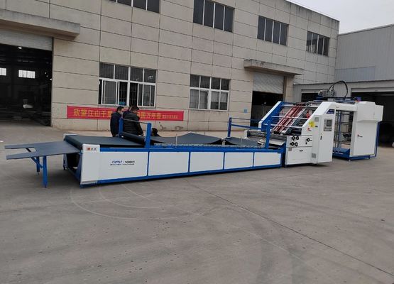 波形を付けられる高速自動フルートのラミネーション機械1450mm 1650mm 22kw -板ボール紙のペーパー