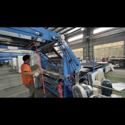 1700mmの自動高速サーボ フルート波形を付けられるへの薄板になる機械ボール紙