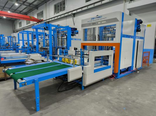 オートフリップフラップスタッカーマシンでスタッキングとフルートラミネートシステム